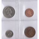 GIORDANIA serie di 4 monete anni misti in buona conservazione